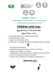 children and loss poster for nov 2025